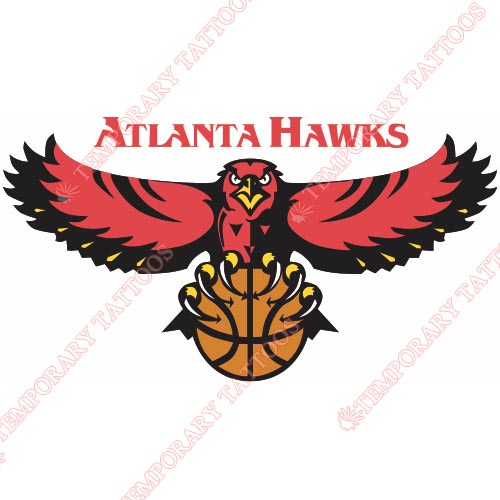 Atlanta Hawks Customize Temporary Tattoos Stickers NO.904